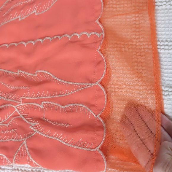 Ryu Coral lined sleeveless dress with mesh panels - Picture 13 of 16